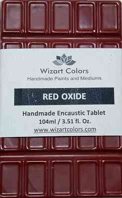 Transparent Red Oxide Encaustic Paint