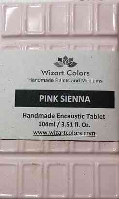 Pink Sienna Encaustic Paint
