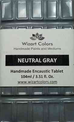 Neutral Gray Encaustic Paint