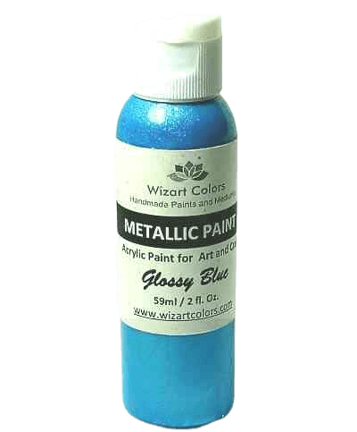 Acrylic metallic paint