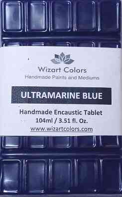 Encaustic Ultramarine Blue Wax paint