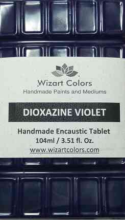 Encaustic Dioxazine Violet Wax paint
